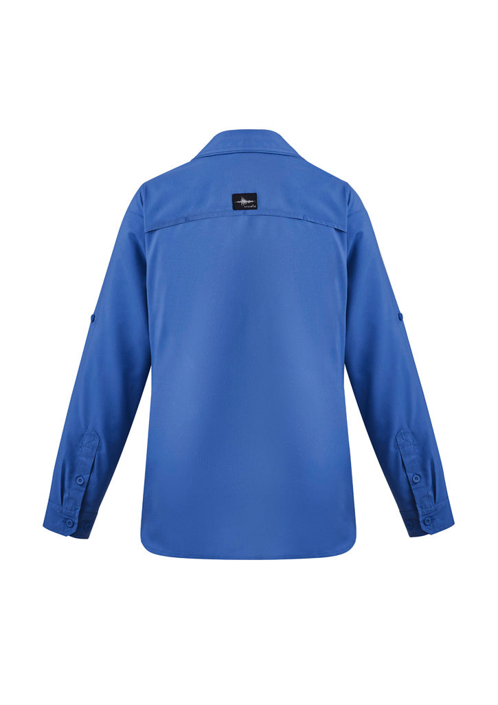 Syzmik Womens Outdoor Long Sleeve Shirt - Blue