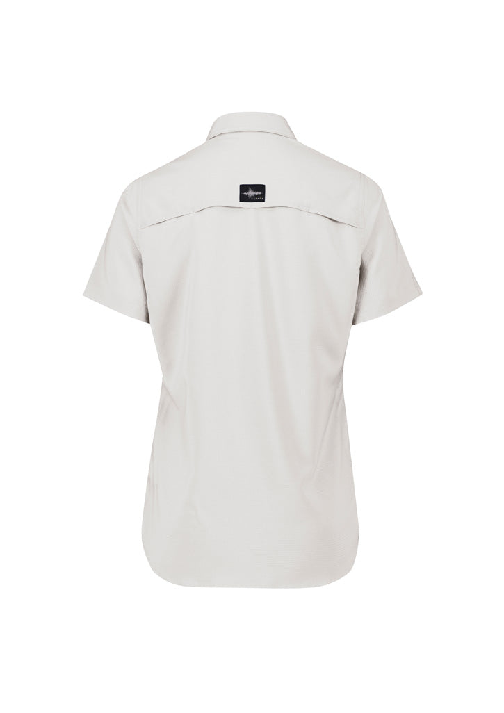 Syzmik Womens Outdoor Short Sleeve Shirt - Natural