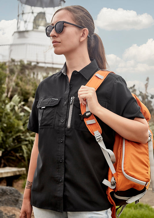 Womens Outdoor Short Sleeve Shirt ZW765