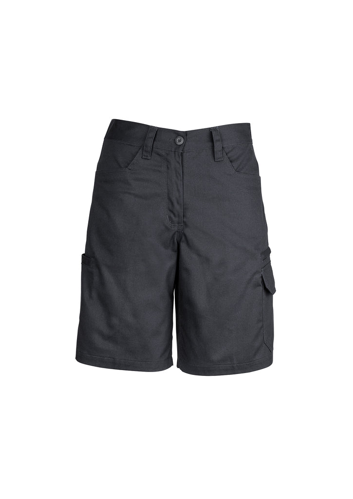 Syzmik Womens Plain Utility Short - Navy