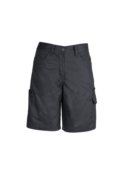 Syzmik Womens Plain Utility Short - Navy