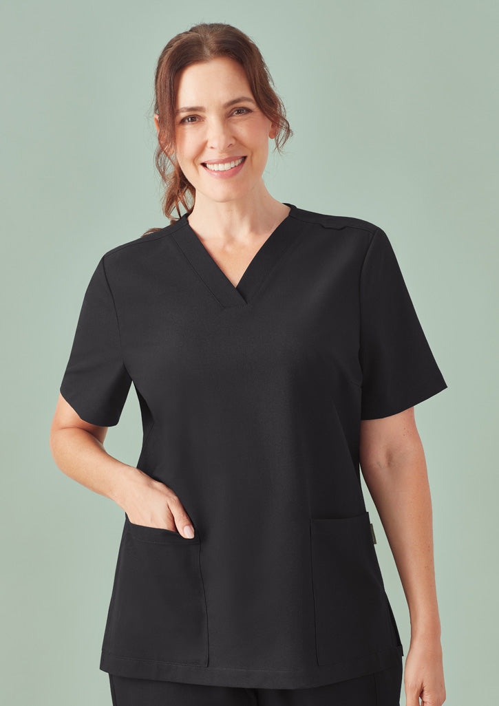 Womens Pulse V-Neck Scrub Top  CU543LS