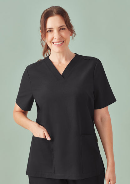 Womens Pulse V-Neck Scrub Top  CU543LS