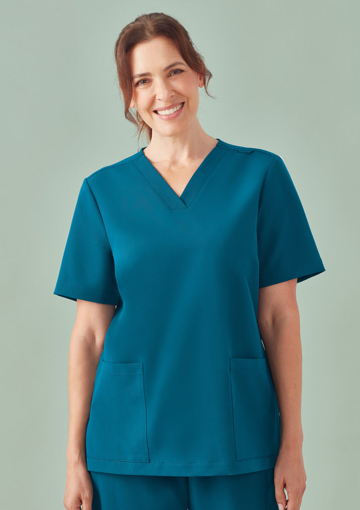 Womens Pulse V-Neck Scrub Top  CU543LS