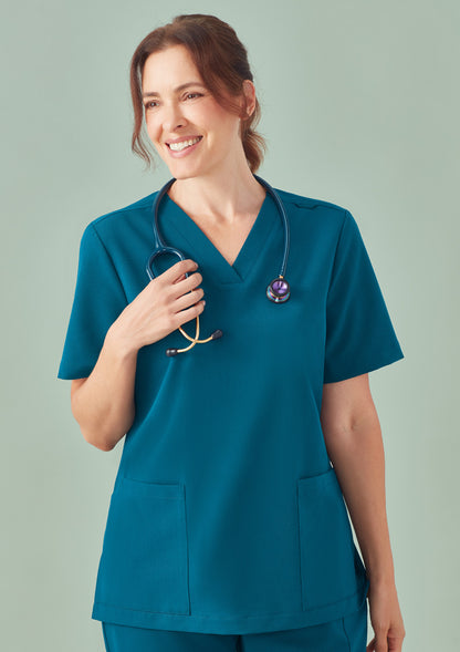 Womens Pulse V-Neck Scrub Top  CU543LS