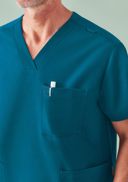 Unisex Pulse V-Neck Scrub Top CU544US