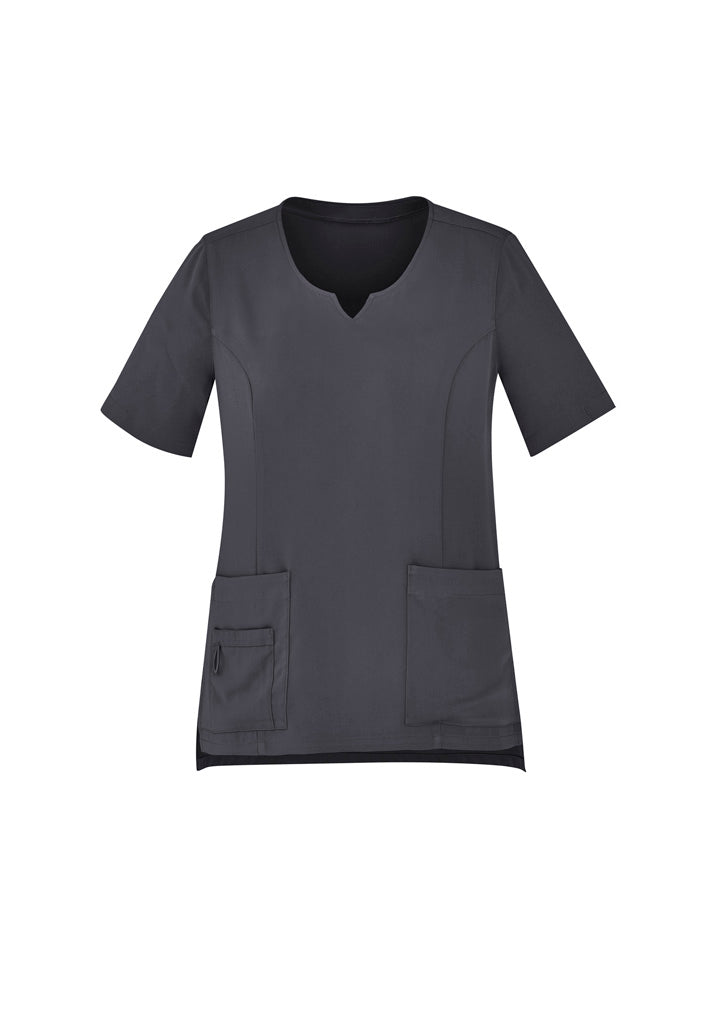 Womens Avery Round Neck Scrub Top EST942LS