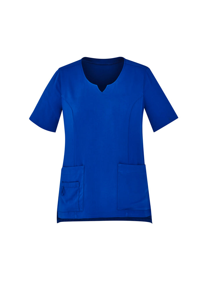 Womens Avery Round Neck Scrub Top EST942LS