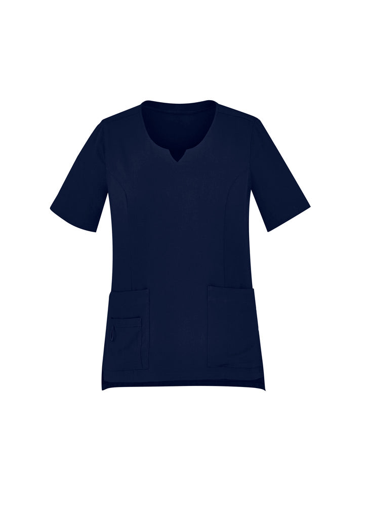 Womens Avery Round Neck Scrub Top EST942LS