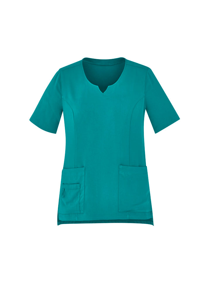 Womens Avery Round Neck Scrub Top EST942LS